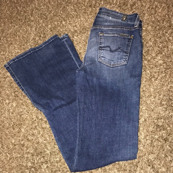 Women’s 7 for all mankind size 26 Inseam 31 inches - Picture 2 of 5